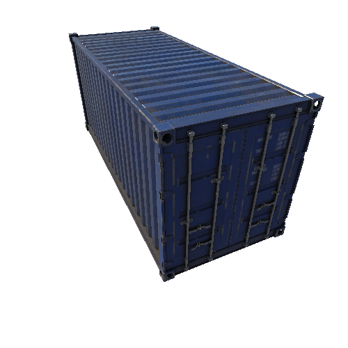 Cargo Container Blue